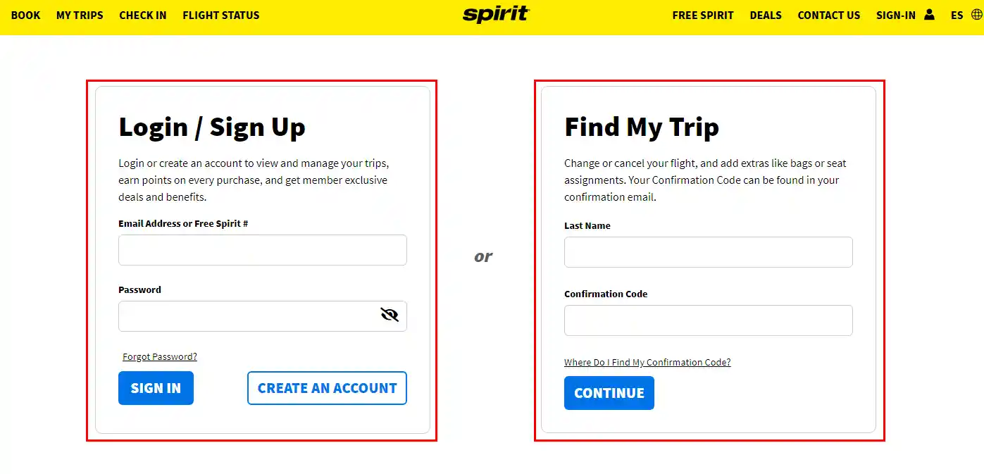 Steps to Cancel Spirit Flight Tickets from the Official Website